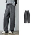 Elastic-Waist Curved-Leg Pants
