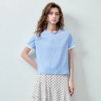 Layered-Look Textured Tee