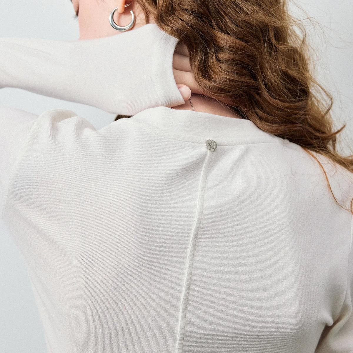 V-Neck Long-Sleeve Tee