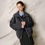 Stand-Collar Zip Jacket