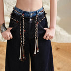 Curved-Leg Jeans