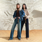 Straight-Leg Washed Jeans