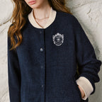 Badge-Detail Varsity Jacket