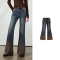 Gradient-Wash Flared Jeans