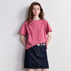 Motif-Detail Relaxed Crewneck Tee
