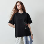 Horse-Motif Relaxed Tee