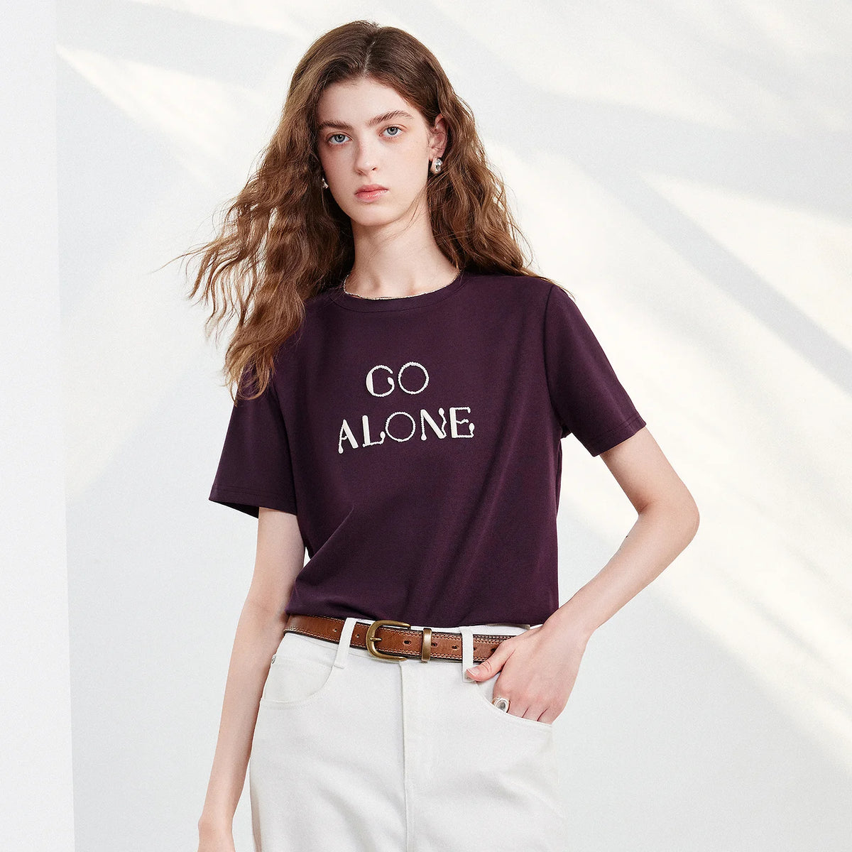 Lettering Crewneck Tee