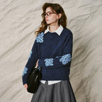 Floral Crewneck Sweater