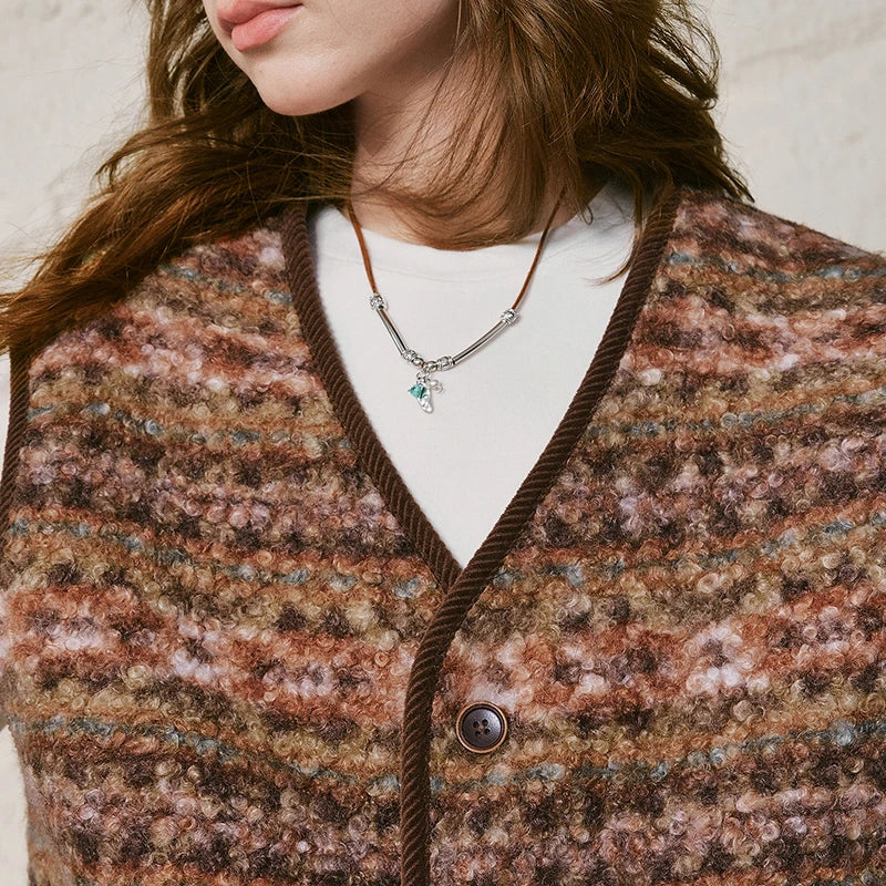 Patch-Pocket Button-Front Vest