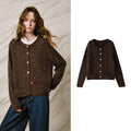 Speckled Relaxed Knit Cardigan