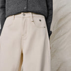 Seamed Balloon-Leg Pants