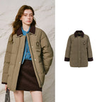Embroidered Patch-Pocket Jacket