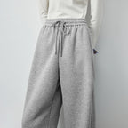 Drawstring Curved-Leg Pants