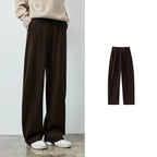 Elastic-Waist Curved-Leg Pants