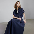 Pocket Shirt and Midi Skirt Set