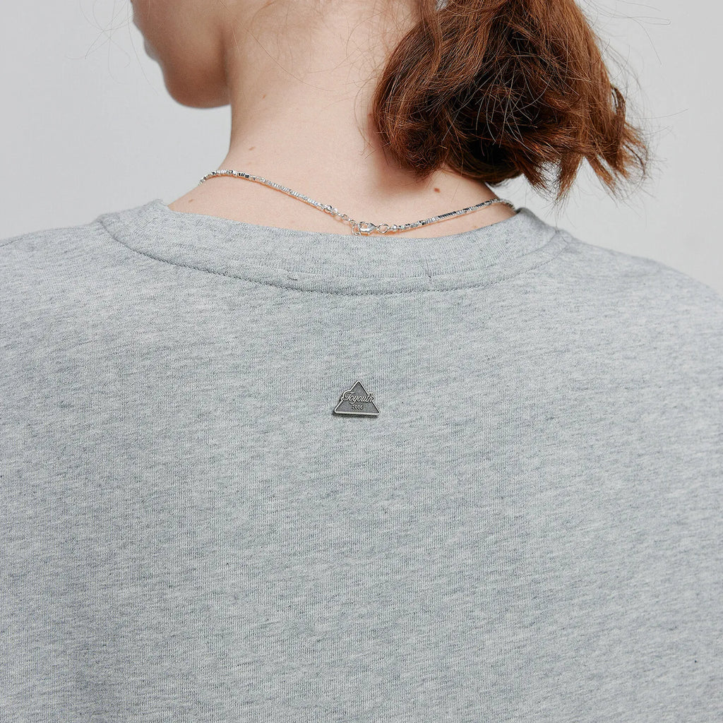 Floral-Motif Relaxed Tee