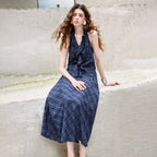 Plaid Halter Top and Skirt Set
