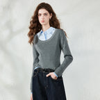 Seam-Detail Button-Front Shirt