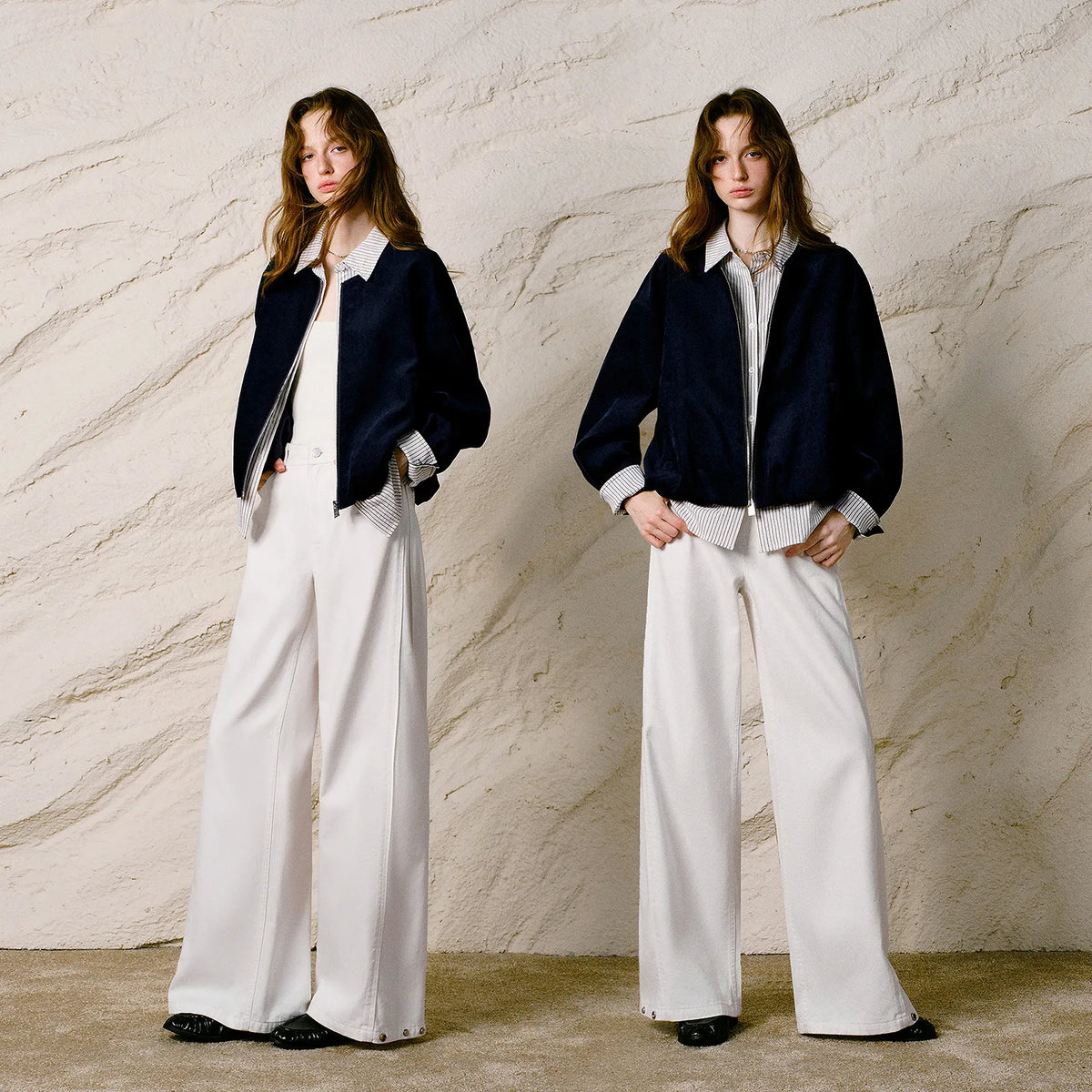 Layered-Look Zip Jacket