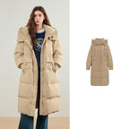 Flap-Pocket Longline Puffer Coat