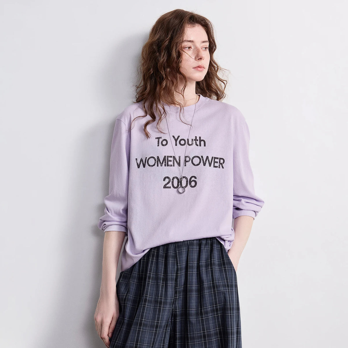 Slogan Long-Sleeve Tee