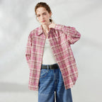 Plaid Long-Sleeve Button-Up Shirt
