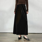 Side-Slit Long Skirt