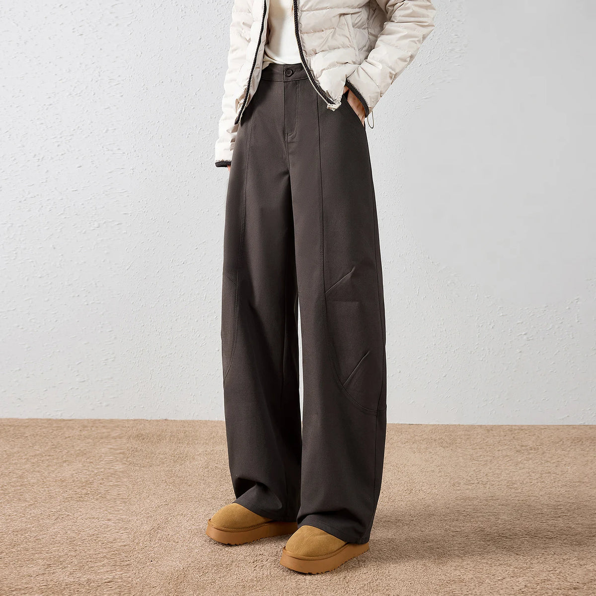 Seam-Detail Cargo Pants