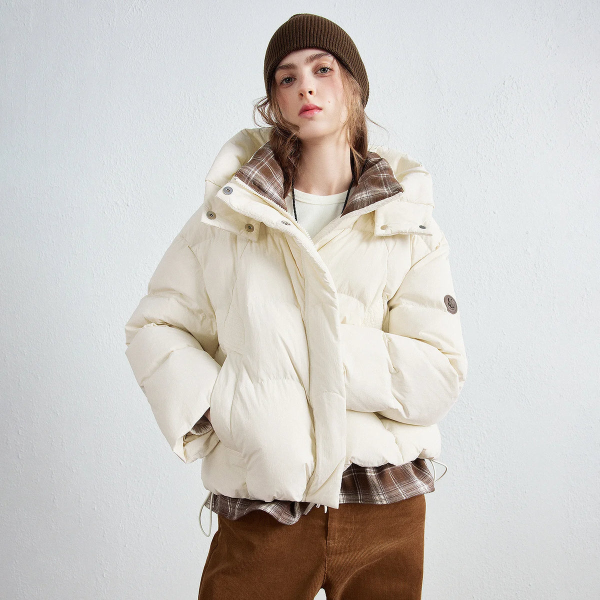 Stand-Collar Puffer Jacket
