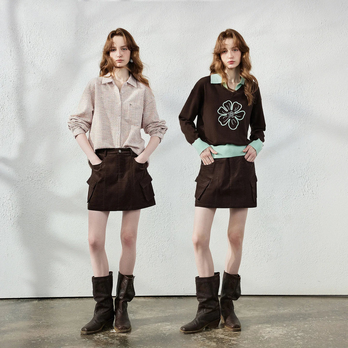 Cargo-Pocket Mini Skirt