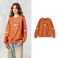 Dog Graphic Layered-Look Sweatshirt