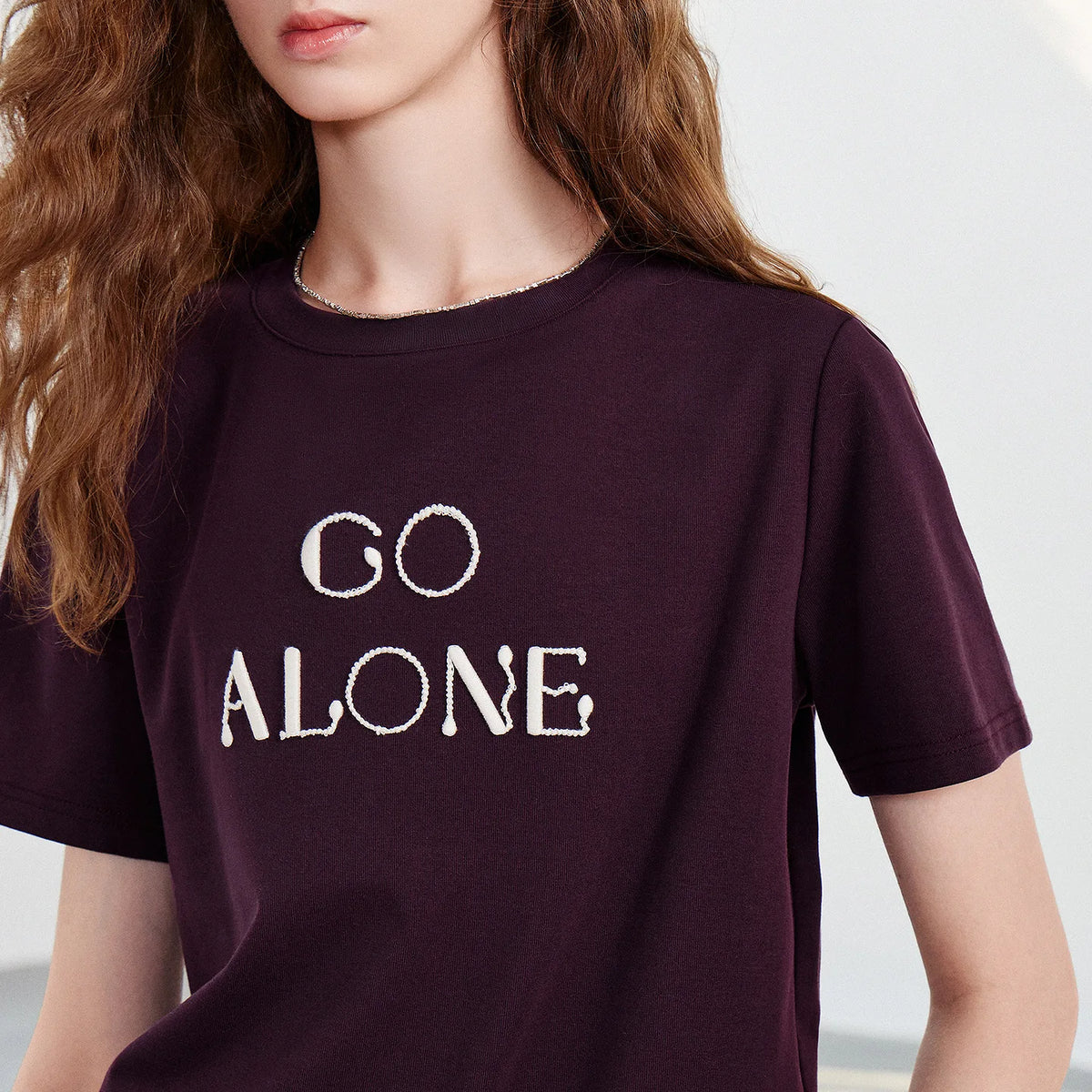 Lettering Crewneck Tee