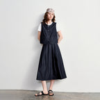 Button-Front Sleeveless Vest