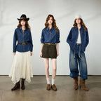 Flap-Pocket Denim Shirt