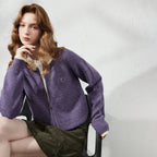 Ribbed Zip-Front Cardigan