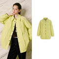 Wave-Quilted Shirt Jacket