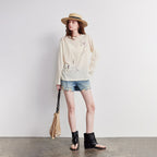 Horse-Print Long-Sleeve Tee