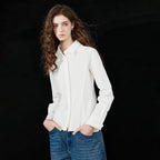 Seam-Detail Button-Front Shirt