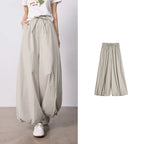 Gathered-Hem Balloon Pants