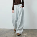 Seamed Curved-Leg Jeans