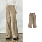Pocket-Detail Wide-Leg Pants