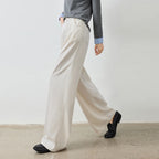 Pleated Wide-Leg Pants
