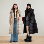 Long Hooded Puffer Coat