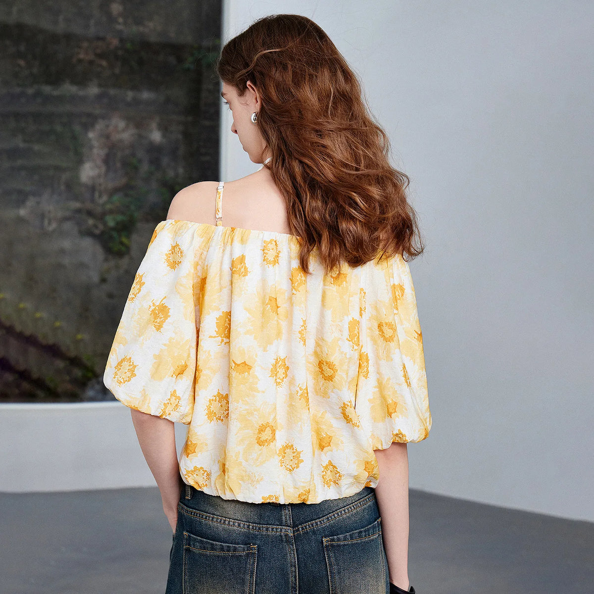 Floral Off-Shoulder Blouse
