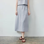 Sleeveless Top and Midi Skirt Set