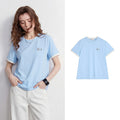 Contrast-Cuff Short-Sleeve Tee