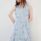 Floral Tiered Midi Dress