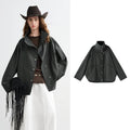Stand-Collar Utility Jacket