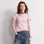 Slim Slogan Crewneck Tee