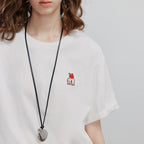Chest-Motif Relaxed Crewneck Tee
